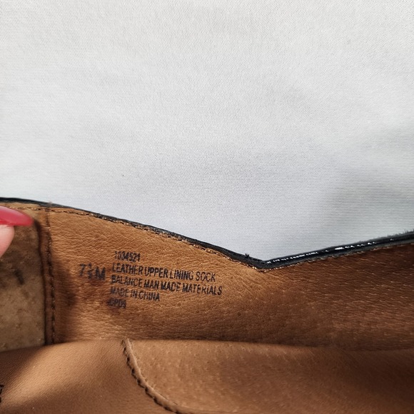 Sofft Black Leather Womens Heels 7.5 Comfort Pumps Flower - Picture 6 of 10